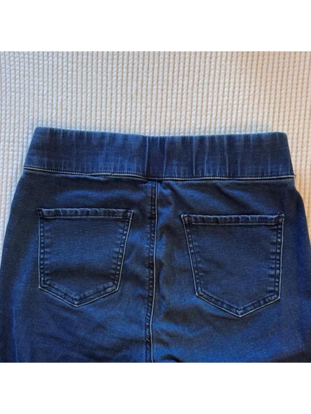 Apt. 9 Dark Wash Pull-On Skinny Jeans Size 6